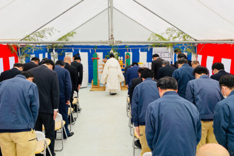 地鎮祭が執り行われました